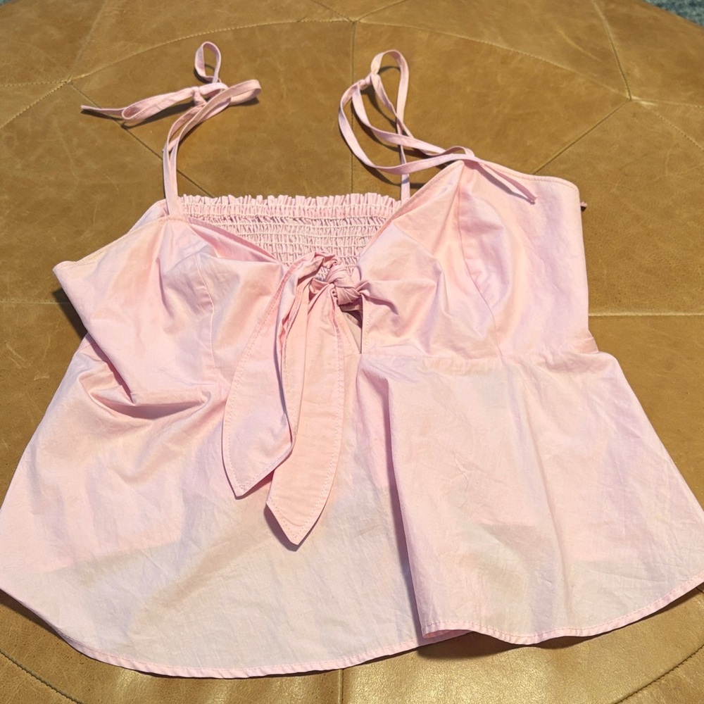 Maeve Light Pink Sleeveless Top